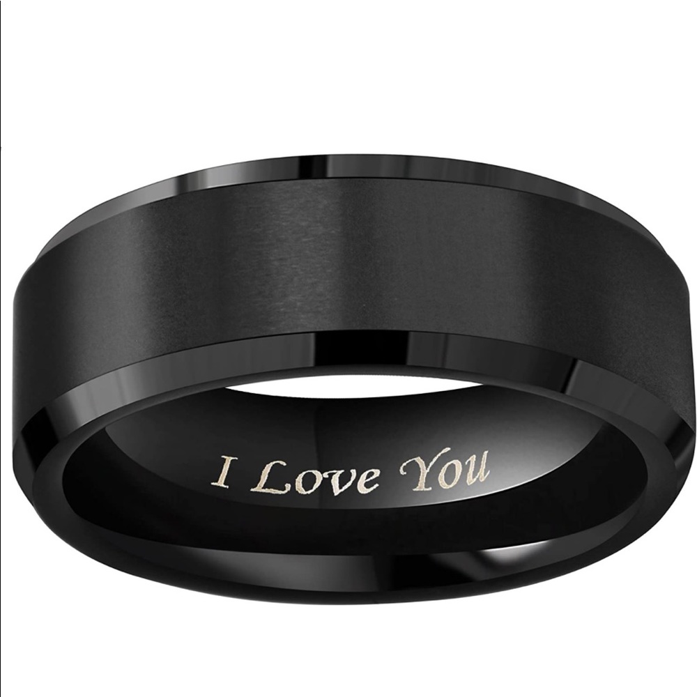 CROWNAL tungsten wedding ring for men